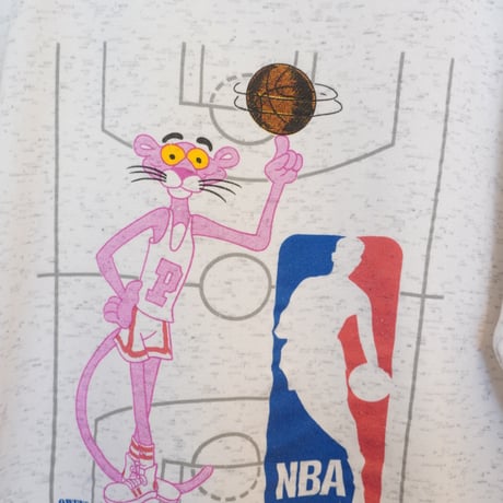 90s NBA × pink panther sweat