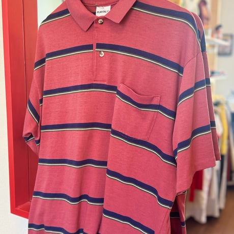 striped polo shirt