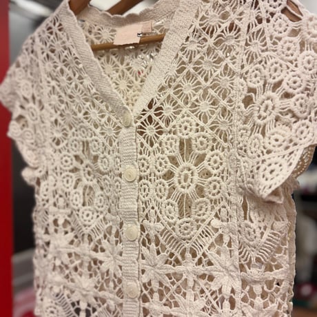 Summer knit blouse