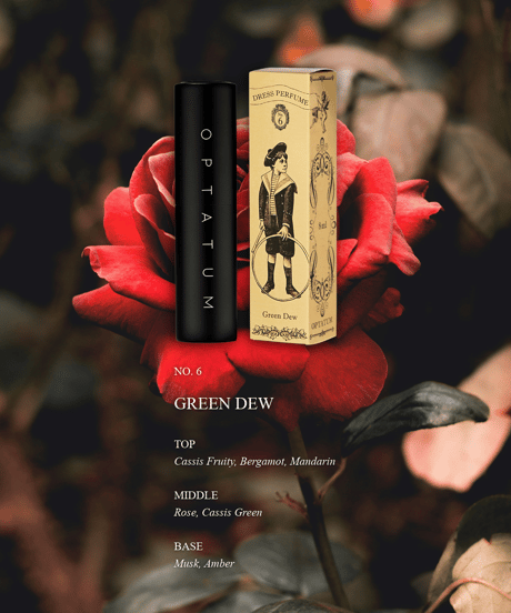 OPTATUM Dress Perfume No.6 GREEN DEW｜オプタウム ドレスパフューム No.6グリーンデュー 8ml
