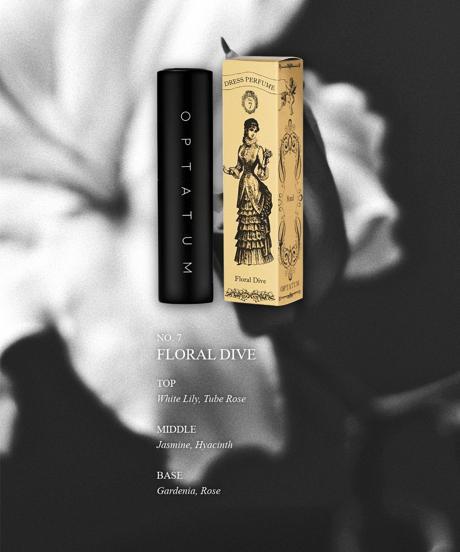 OPTATUM Dress Perfume No.7 FLORAL DIVE｜オプタウム ドレスパフューム No.7フローラルダイブ 8ml