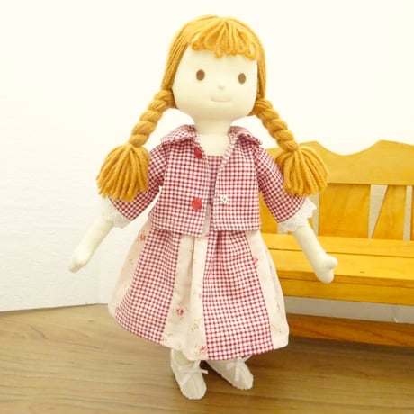 キャミソール ワンピース アンサンブル ギンガムチェック 小花模様