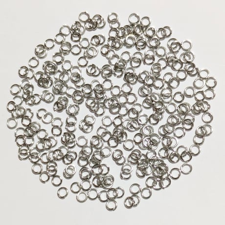【11】10g20円・丸カン・シルバーカラー・約4×0.7mm