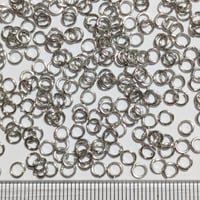 【11】10g20円・丸カン・シルバーカラー・約4×0.7mm