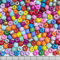 【156】20g30円・ガラスシードビーズ・MIXカラー
