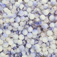 【45】1オンス約53g100円・ガラスビーズ・パープルMIX・約8mm10mm
