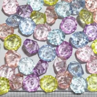 【17】20g約48個50円・アクリルビーズ・チップ・MIXカラー