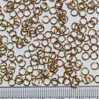 【12】10g20円・丸カン・ゴールドカラー・約4×0.7mm