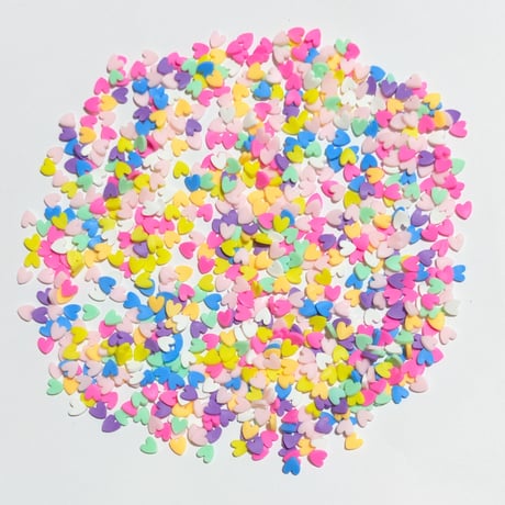 【175】20g40円・デコパーツ・ネイルパーツ・ハート・MIXカラー