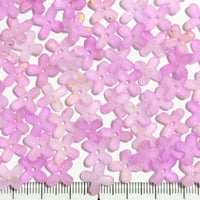 【169】30g100円・アクリルビーズ・フラワーカップ・金箔・ピンク