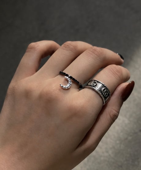 MOON / mini moon ring