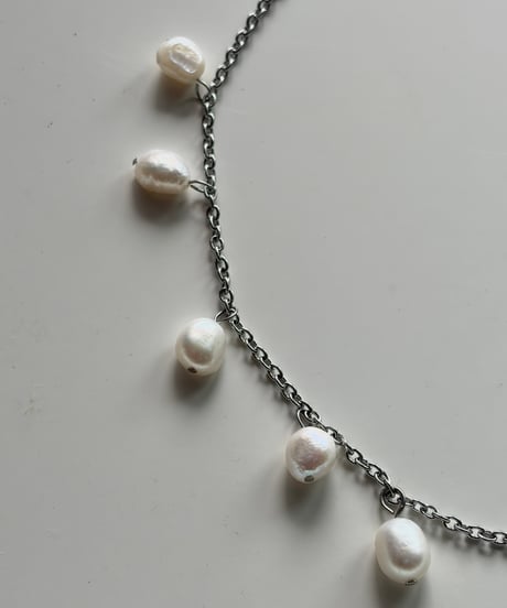 MIST / 5 pearl necklace