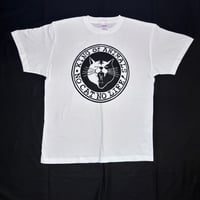 ノーキャット・ノーライフTシャツ(ホワイト)