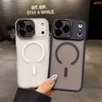 [FM062] iphone 18pro max ケース マット 半透明 magsafe 対応 iphone16/15 ケース 指紋対策 メンズ スマホ ケース 人気 おすすめ
