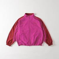 Summer Track Jacket  / Magenta×Brownred