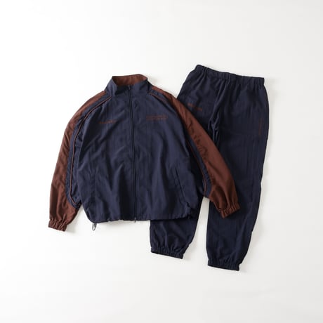 Summer Track Pants  / Navy×Brown