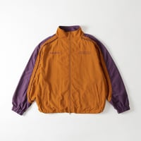 Summer Track Jacket  / Brownorange×Smokypurple