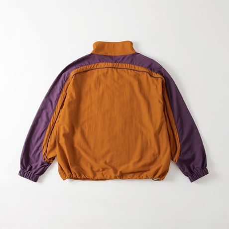 Summer Track Jacket  / Brownorange×Smokypurple