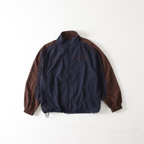 Summer Track Jacket / Navy×Brown