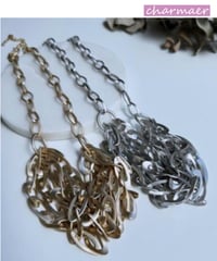 メタルチェーンネックレス   297120  charmaer Eary Spring collection  予約商品