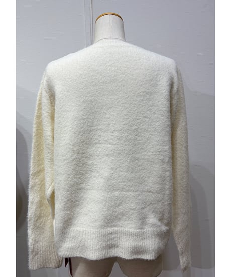 ふわふわシャギーニット　大人っぽいロゴスタイル　MAG101NEC    Account  PARIS  Winter