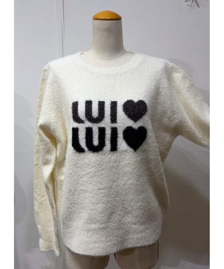 ふわふわシャギーニット　大人っぽいロゴスタイル　MAG101NEC    Account  PARIS  Winter