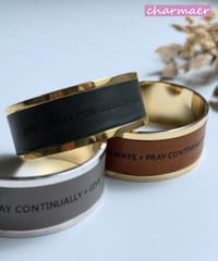 ボールドレザーカフバングル  297143  charmaer 2027 Eary Spring collection  予約商品