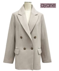 ニードルパンチテーラードジャケット（日本製生地）876802　ayane 2026 autumn&winter collection 予約商品