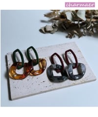 ドロップホマイカアクリルピアス  297103 charmaer 2027 Eary Spring collection　予約商品