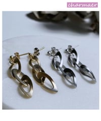 メタルチェーンピアス  297101  charmaer Eary Spring collection　予約商品