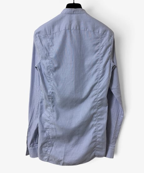A/W 2012 BALMAIN HOMME EAGLE PIN BAND COLLAR SHIRT［37］