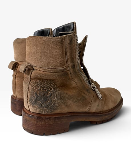 S/S 2018 BALMAIN HOMME RANGER BOOTS［43］