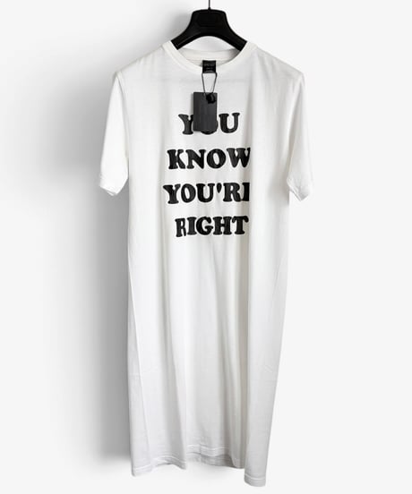 SS/AW 2003 NUMBER (N)INE “TOUCH ME I’M SICK” LONG T-SHIRT DRESS［3］