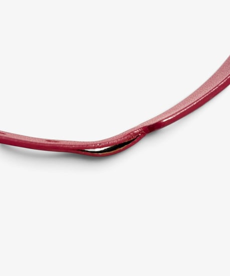 A/W 2005 DIOR HOMME “GLAM ROCK” RUNWAY PINK LEATHER BRACELET