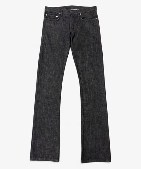 A/W 2005 DIOR HOMME “GLAM ROCK” BLACK BOOTCUT DENIM［29］
