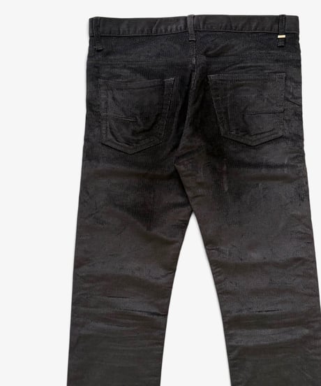 A/W 2007 DIOR HOMME “NAVIGATE” COATED BLACK CORDUROY［28］