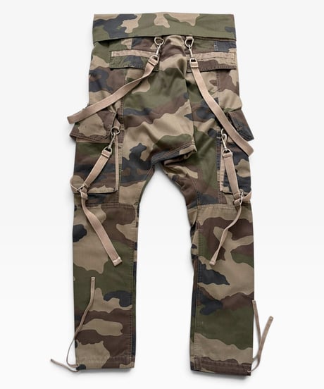 S/S 2011 BALMAIN HOMME SAROUEL PARACHUTE CAMO PANTS［M］