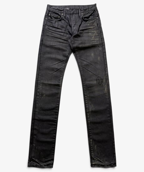 S/S 2007 DIOR HOMME “WLGT” GRAPHITE COATED DENIM［28］