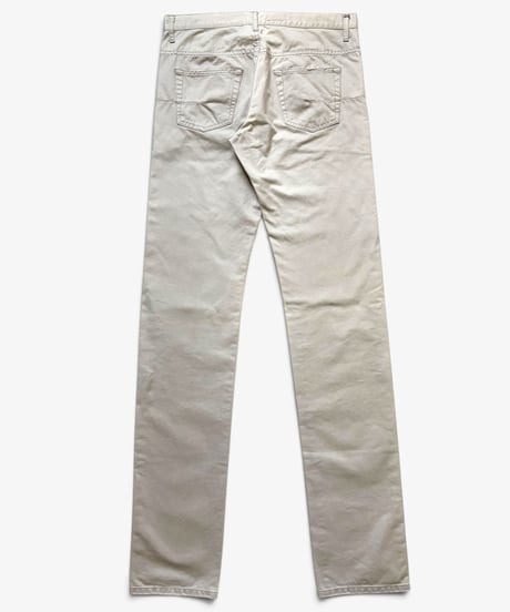 S/S 2005 DIOR HOMME “BECK” WRINKLED WHITE DENIM［31］