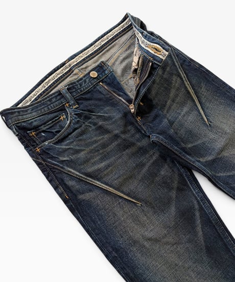 S/S 2008 NUMBER (N)INE “BIRDS” MUD WASH DENIM［2］