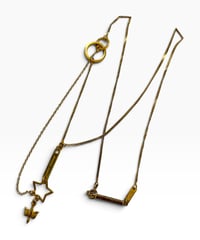 A/W 2005 DIOR HOMME “GLAM ROCK” STAR MOTIF SHORT NECKLACE