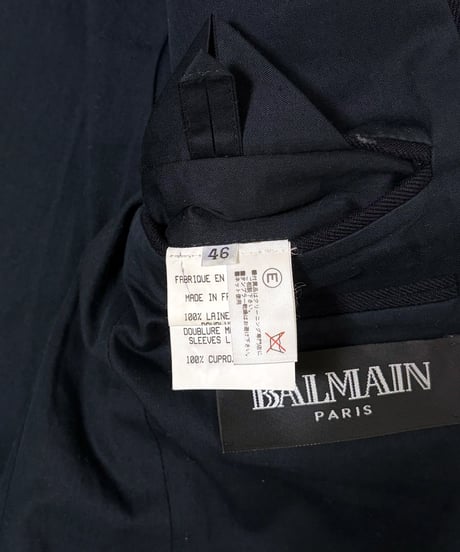 A/W 2011 BALMAIN HOMME 2B NAVY BLAZER［46］