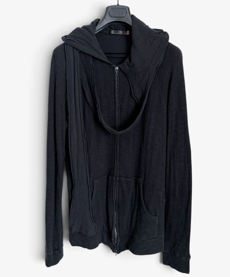 A/W 2006 UNDERCOVERISM “GURUGURU” SCARFED ZIP HOODIE［2］
