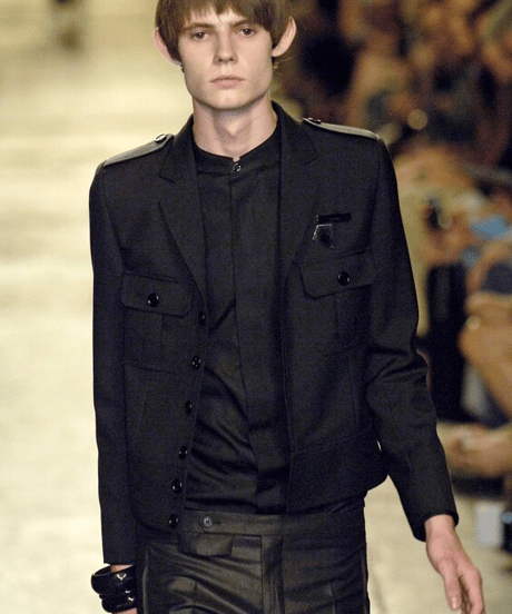 S/S 2007 DIOR HOMME “WLGT” RUNWAY OFFICER BLAZER［44］