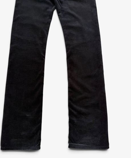 A/W 2005 DIOR HOMME “GLAM ROCK” BLACK VELVET BOOTCUT［28］