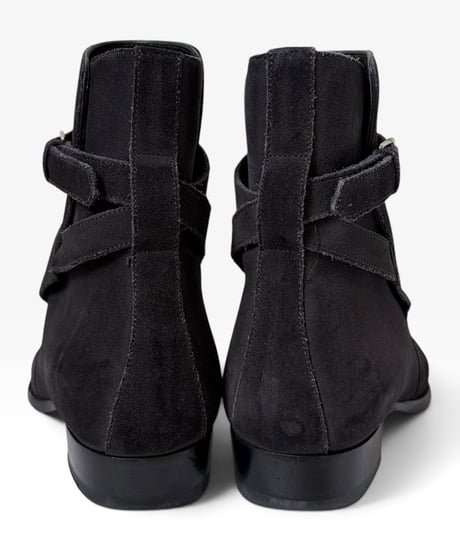 A/W 2016 SAINT LAURENT PARIS SUEDE JODHPUR BOOTS［40］