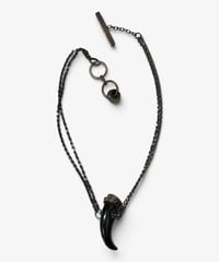 S/S 2011 LANVIN PARIS HORN DOUBLE CHAIN NECKLACE