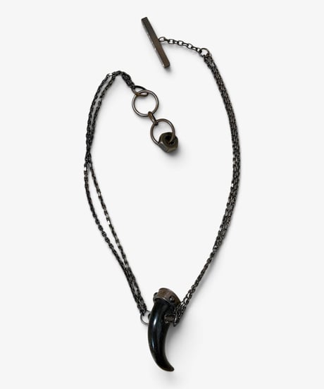 S/S 2011 LANVIN PARIS HORN DOUBLE CHAIN NECKLACE