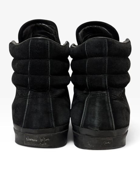 A/W 2006 NUMBER (N)INE “NOIR” SUEDE LEATHER HI-TOP SNEAKERS［10］