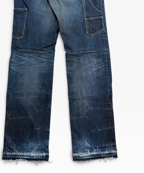 S/S 2008 NUMBER (N)INE “BIRDS” MUD WASH PAINTER DENIM［3］
